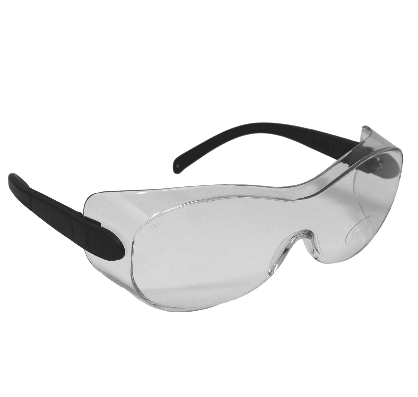 BULK ORDER - TITUS G7 12 PACK Z87+ OTG Safety Glasses Fit Over Rx Glasses, Protective Work Chemical Impact ANSI CE Certified Adjustable Large USA