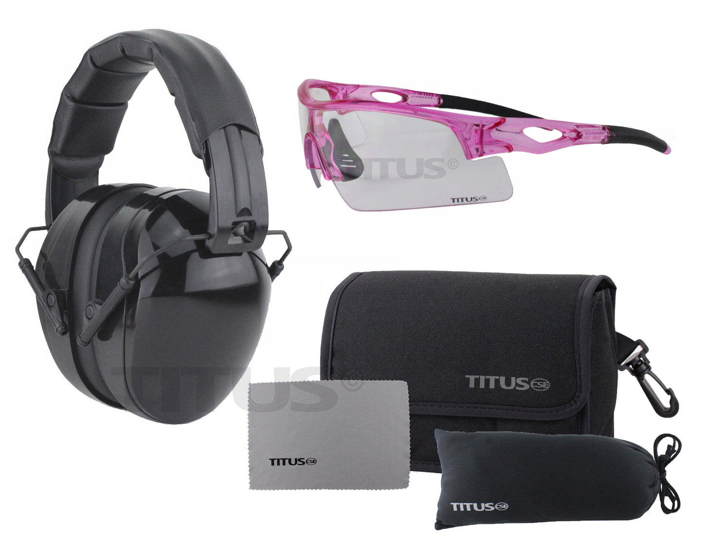 TITUS B4 Hearing Protection Shooting Gun Range ANSI OSHA Noise Reduction Earmuff