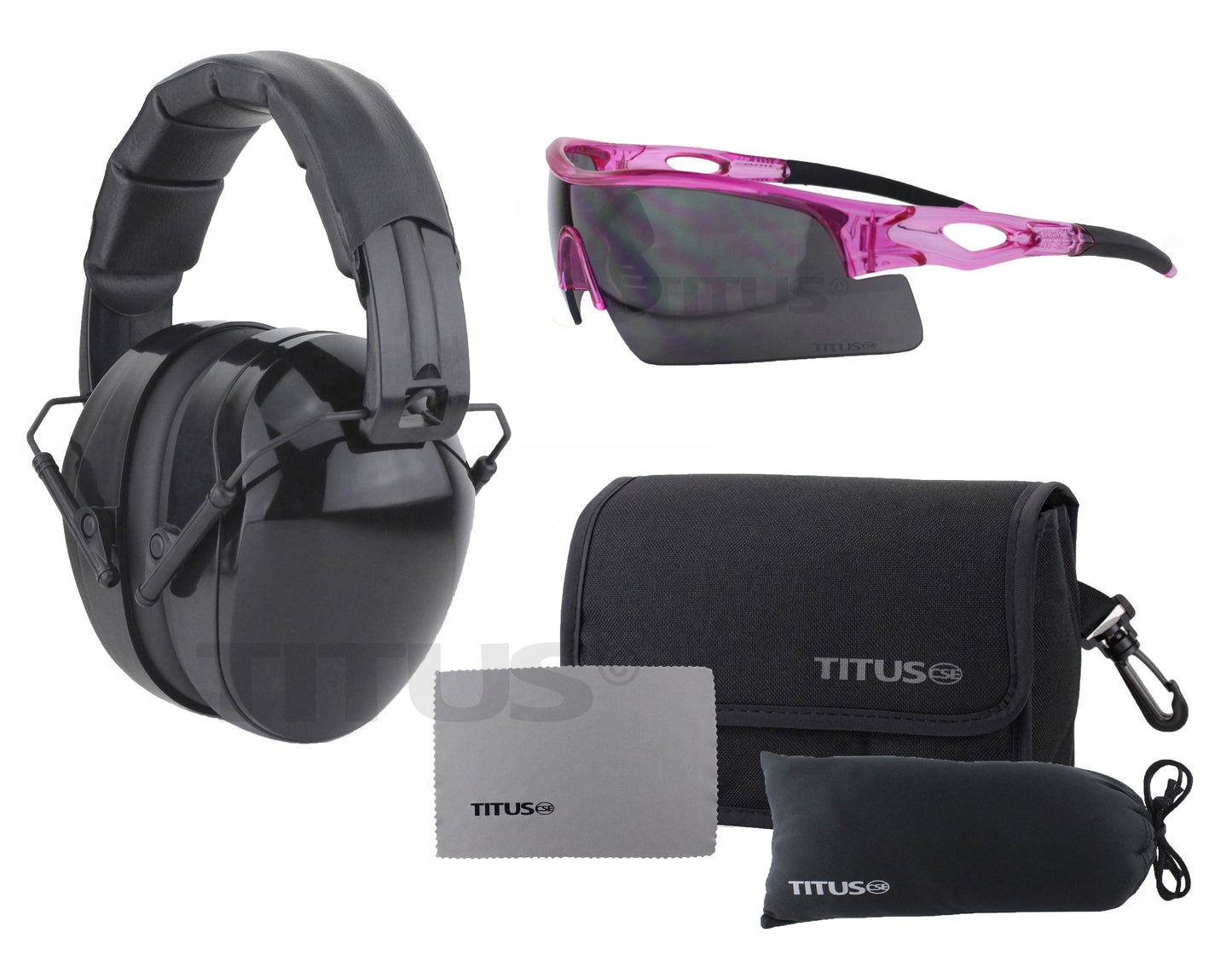 TITUS B4 Hearing Protection Shooting Gun Range ANSI OSHA Noise Reduction Earmuff