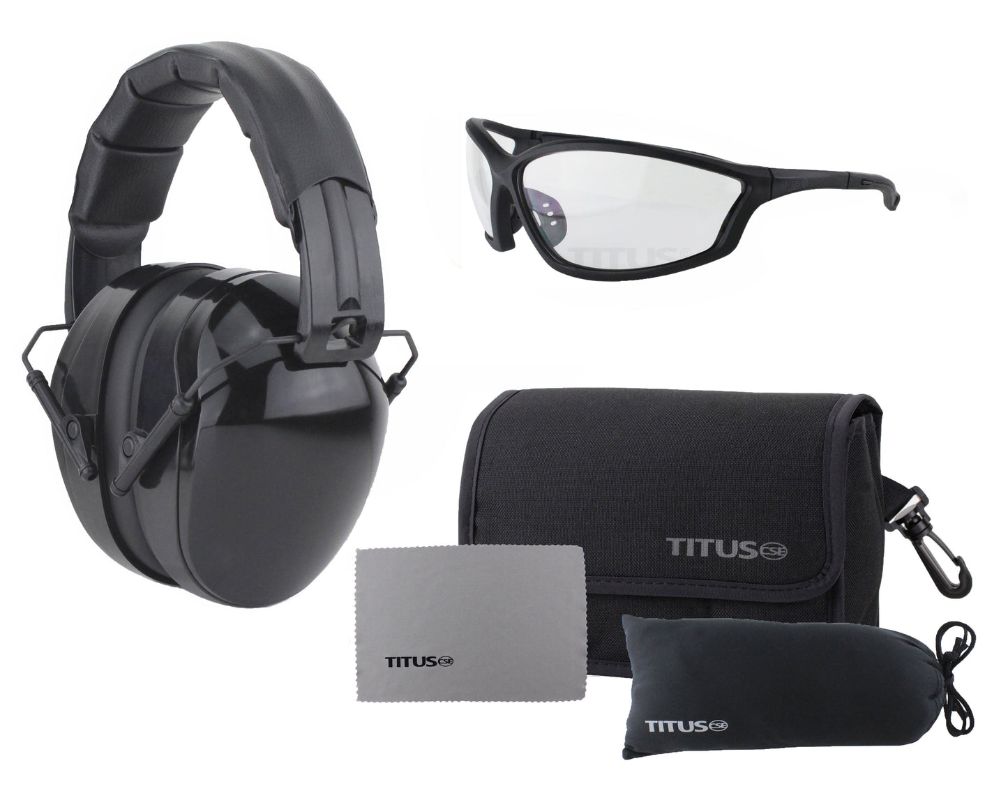 TITUS B4 Hearing Protection Shooting Gun Range ANSI OSHA Noise Reduction Earmuff