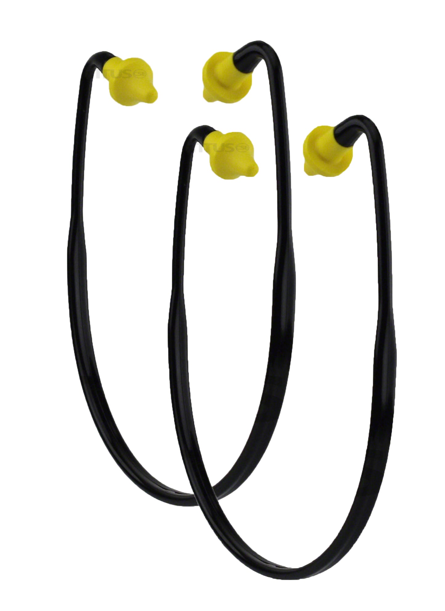 TITUS U-Band - Over Ear Reusable Banded Ear Plugs - Yellow & Black