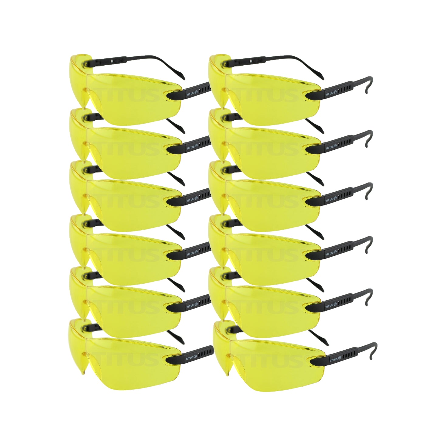 BULK ORDER - TITUS G2 12 PACK Safety Glasses Motorcycle, Sports, Work, Shooting & General Eye Protection ANSI Z87.1, Z87+