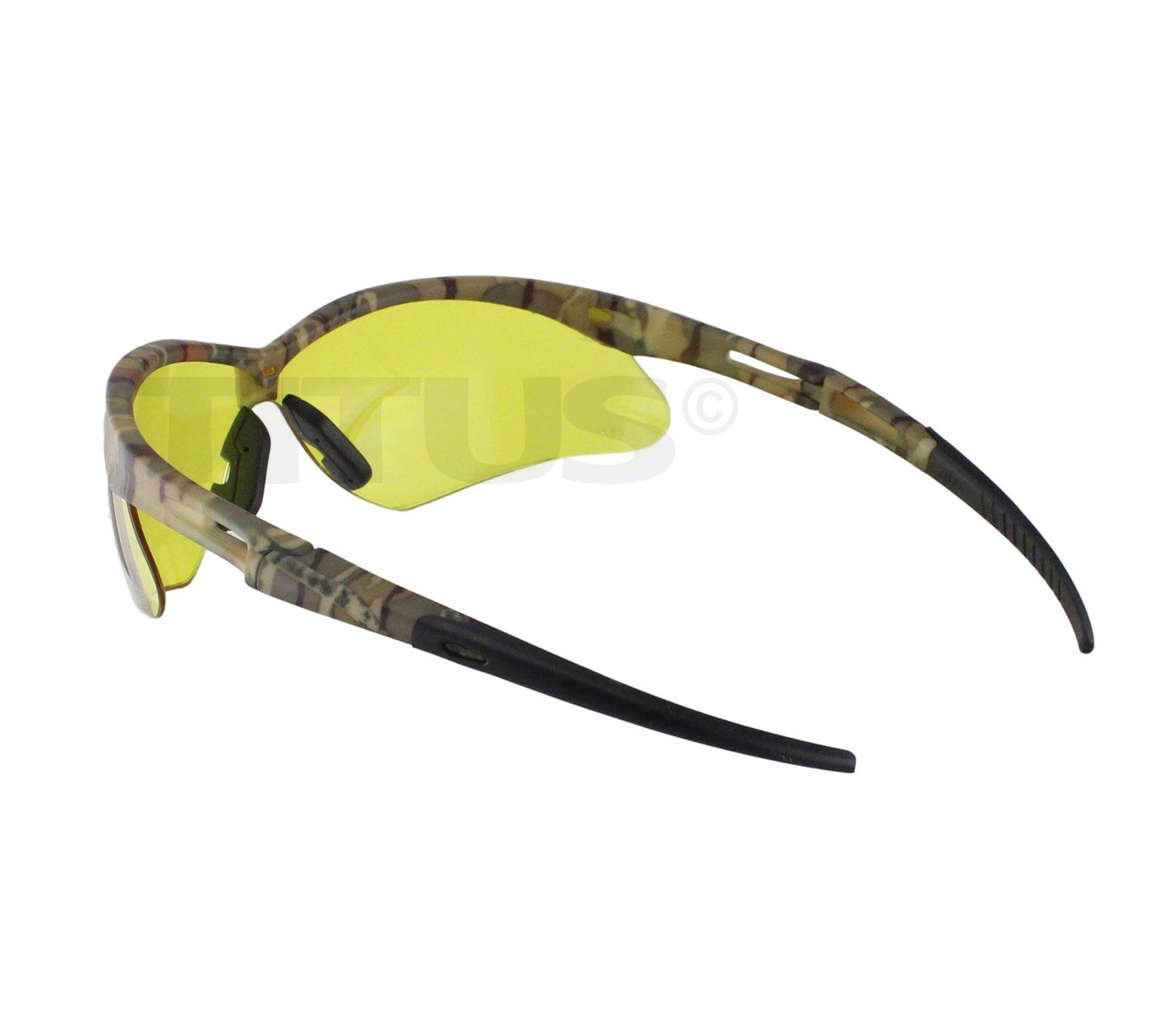 BULK ORDER - TITUS G40CC 12 PACK Aero© ANSI Z87+ Amber Safety Blue Blocking Shooting Range Glasses Motorcycle Eye Protection