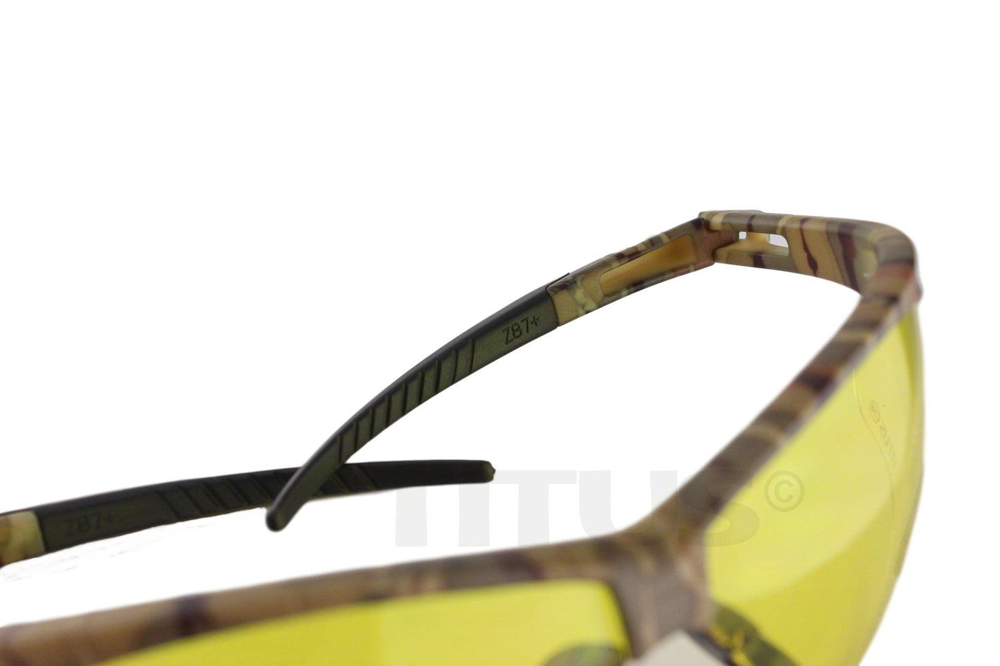 BULK ORDER - TITUS G40CC 12 PACK Aero© ANSI Z87+ Amber Safety Blue Blocking Shooting Range Glasses Motorcycle Eye Protection
