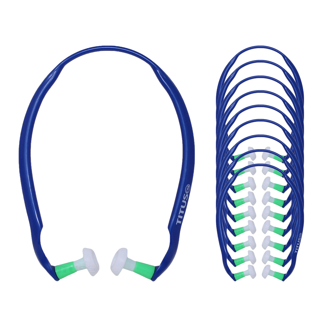 TITUS Silicone U-Band - Over Ear Reusable Banded Ear Plugs