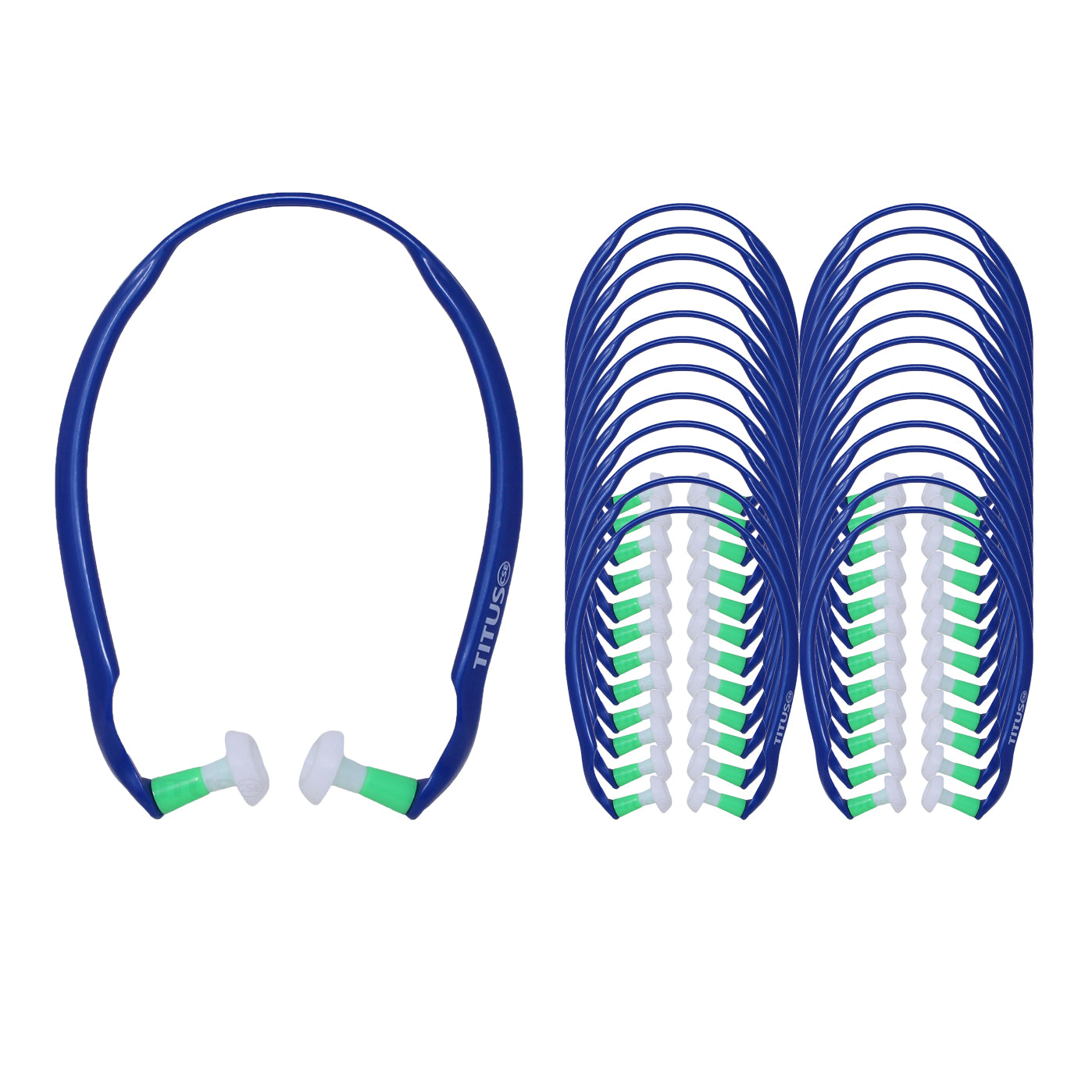 TITUS Silicone U-Band - Over Ear Reusable Banded Ear Plugs