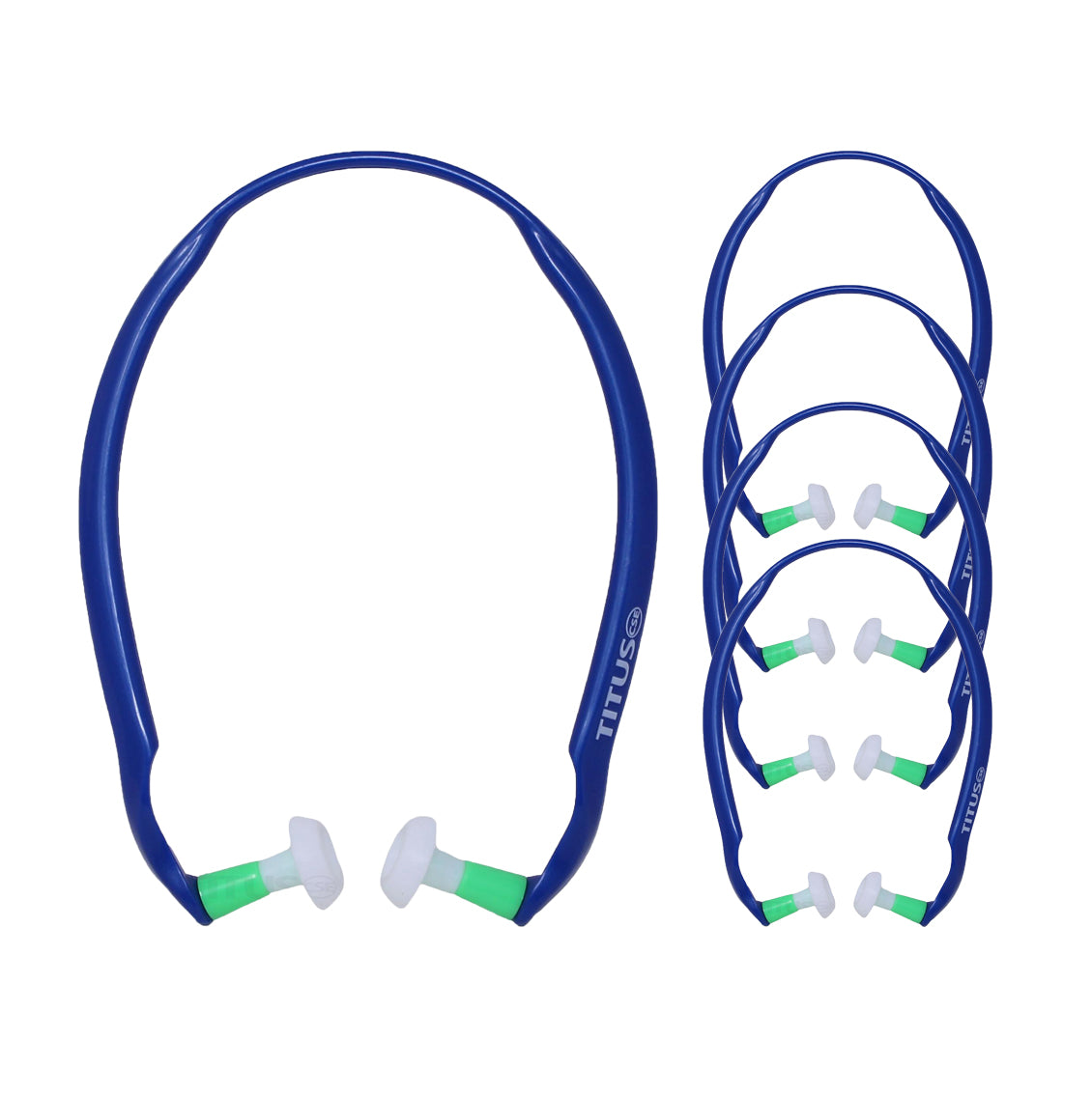 TITUS Silicone U-Band - Over Ear Reusable Banded Ear Plugs