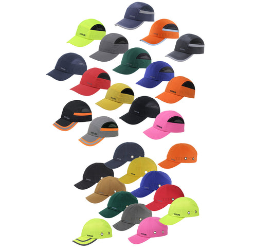 TITUS Lightweight Safety Bump Cap - Baseball Style Protective Hat
