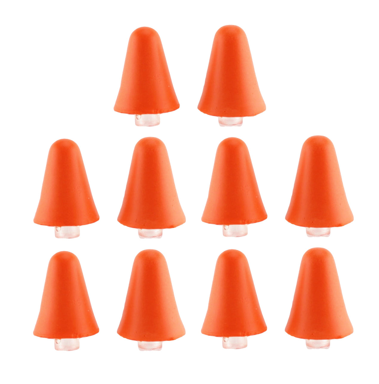 TITUS Contoured U-Band - Over Ear Reusable Banded Ear Plugs - Orange & Black