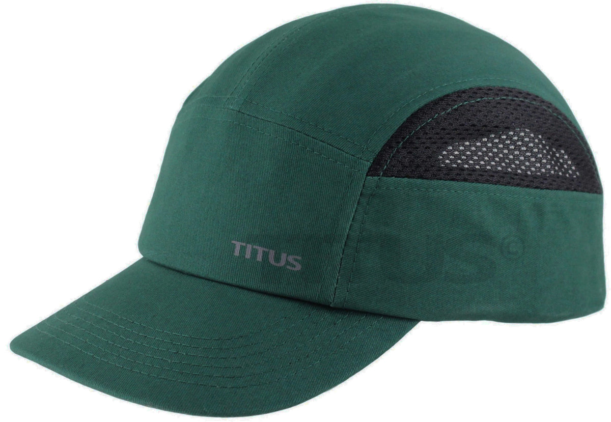 TITUS Lightweight Safety Bump Cap - Baseball Style Protective Hat (Blaze Orange Vented)