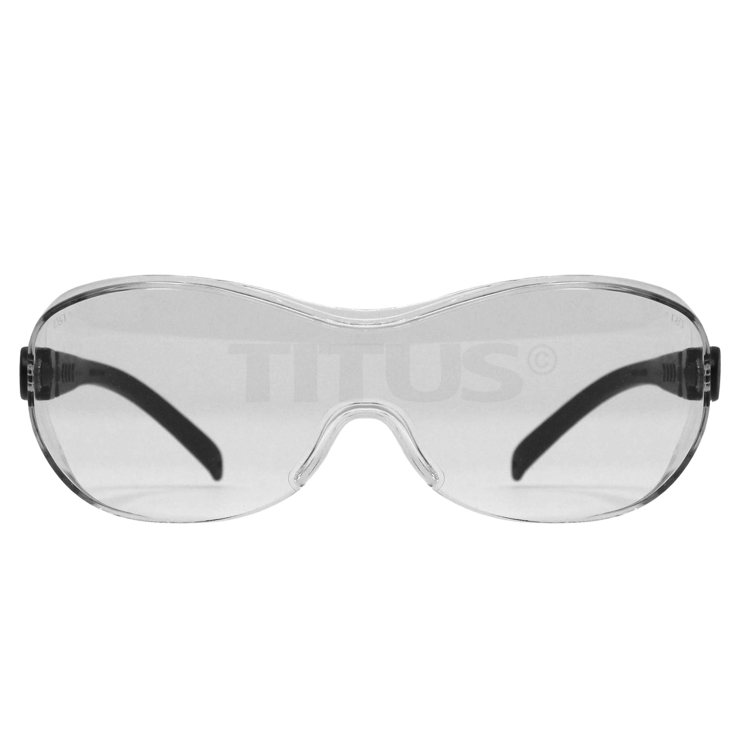 TITUS G7 Clear - Professional Safety Glasses With Fully Adjustable Ratcheting And Extending Stems