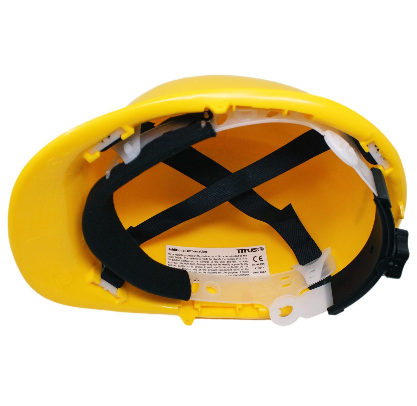 TITUS Construction Helmet Work Safety Lightweight Hard Hat Style Head Protection