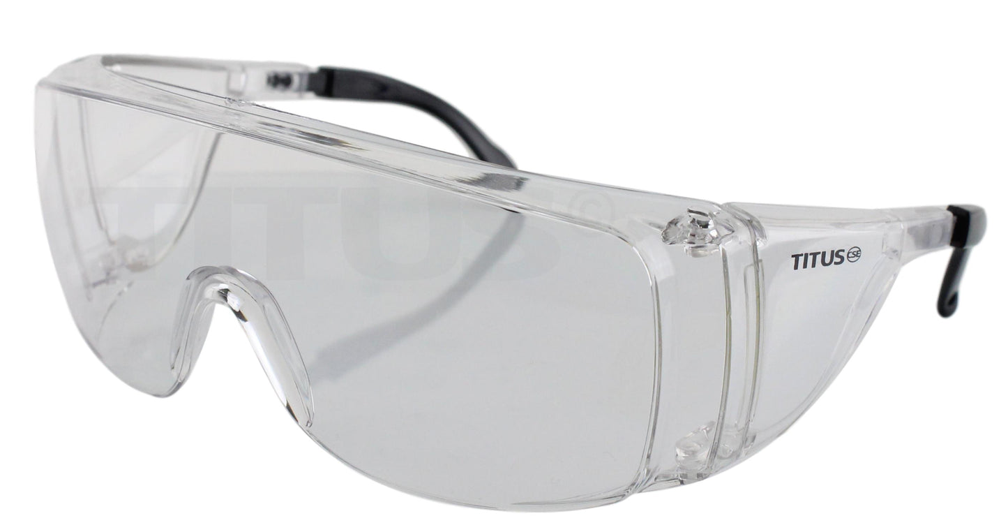 TITUS G13 - Fit over Rx glasses (OTG) ANSI Z87 Rated Safety Glasses