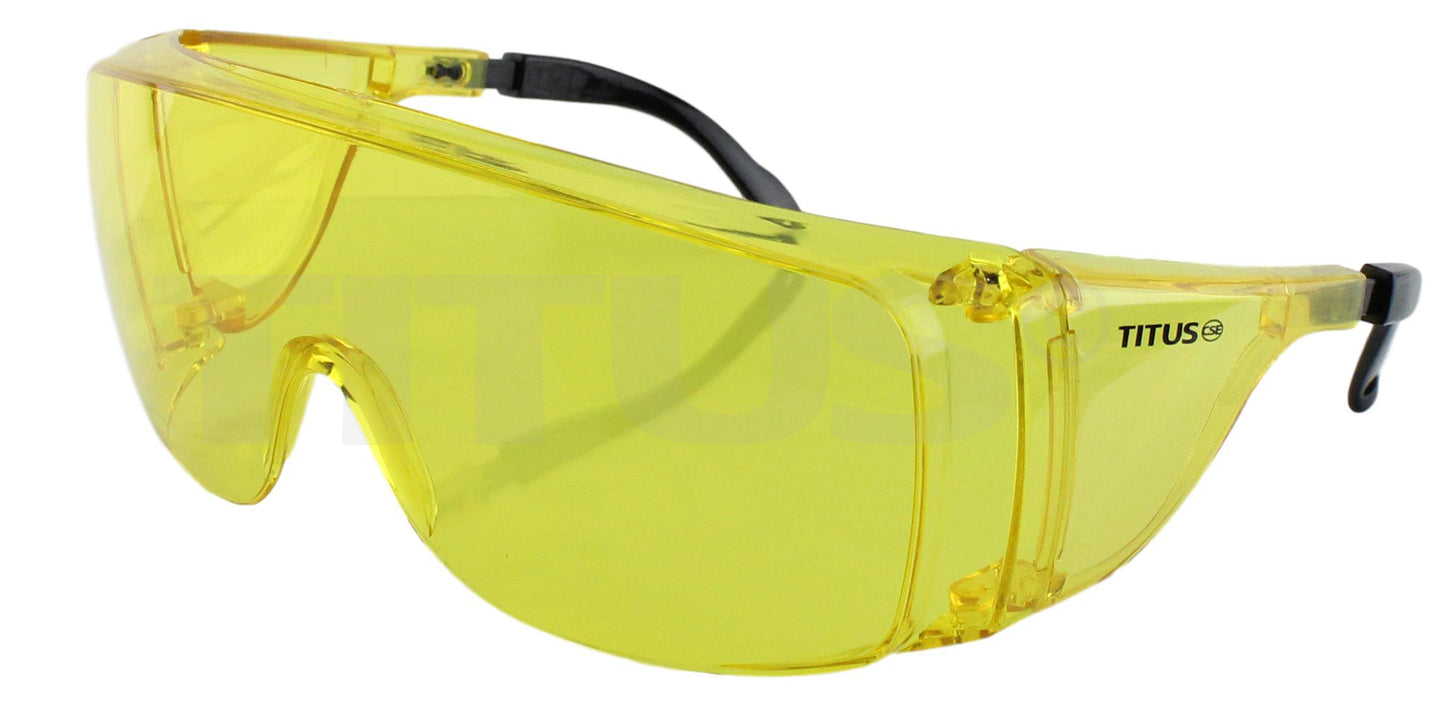 TITUS G13 - Fit over Rx glasses (OTG) ANSI Z87 Rated Safety Glasses