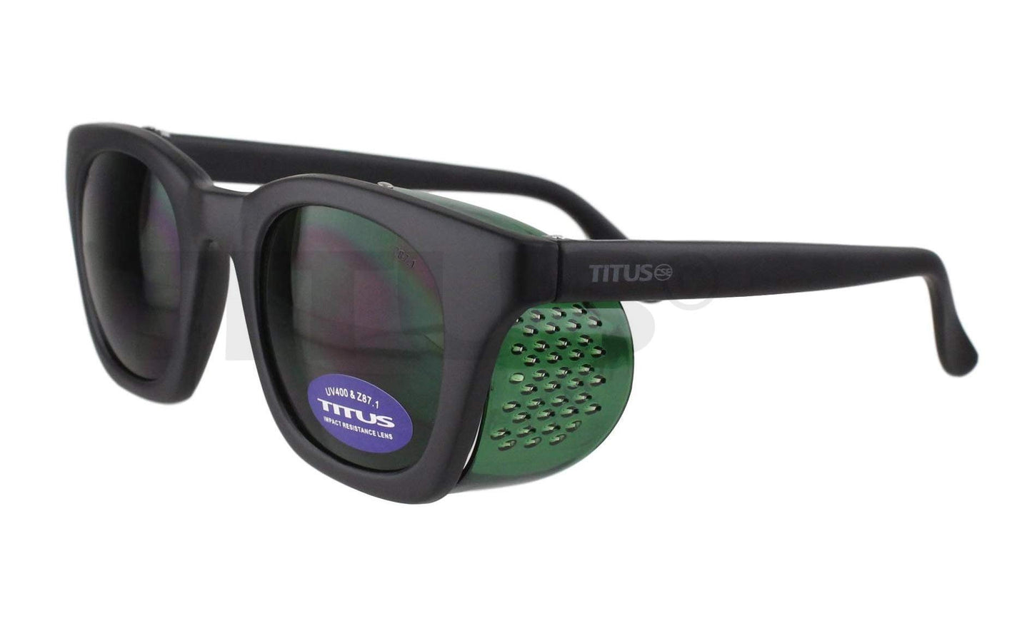 TITUS Retro Style IR Welding Safety Glasses w/ Folding Side Shield