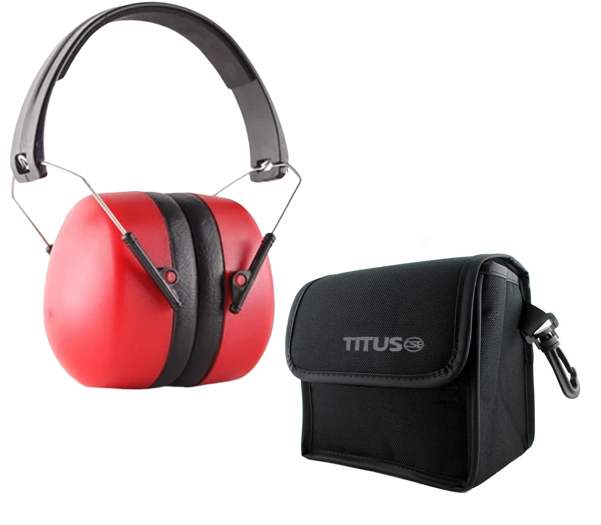 TITUS 3 Series, Onyx 37 Original Highest NRR Noise Reduction Earmuffs