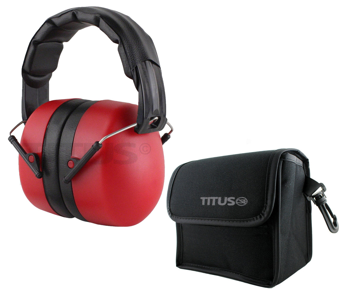 TITUS 3 Series, Onyx 37 Original Highest NRR Noise Reduction Earmuffs