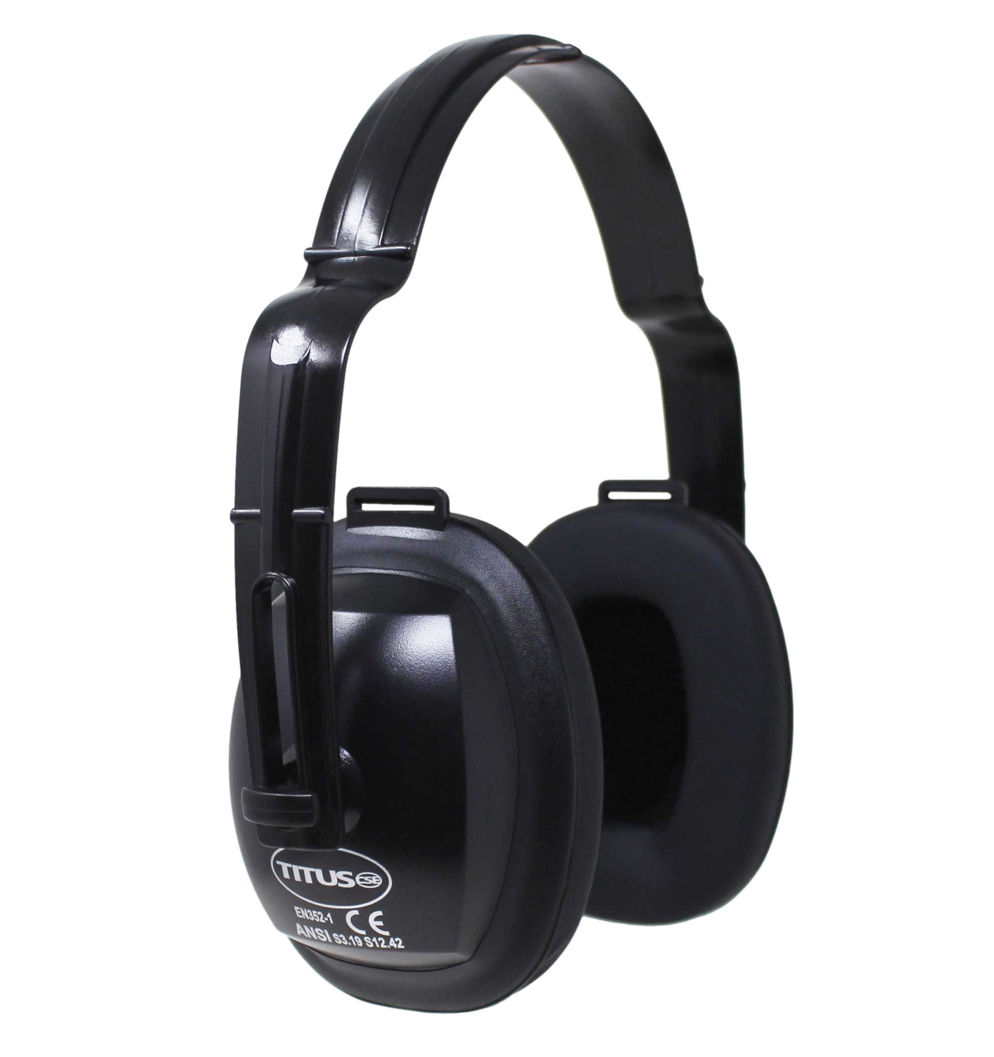 BULK ORDER - 20 PACK TITUS 1-Series Economy EarMuffs Ear Protection Noise Reduction ANSI CE Approved Earphones