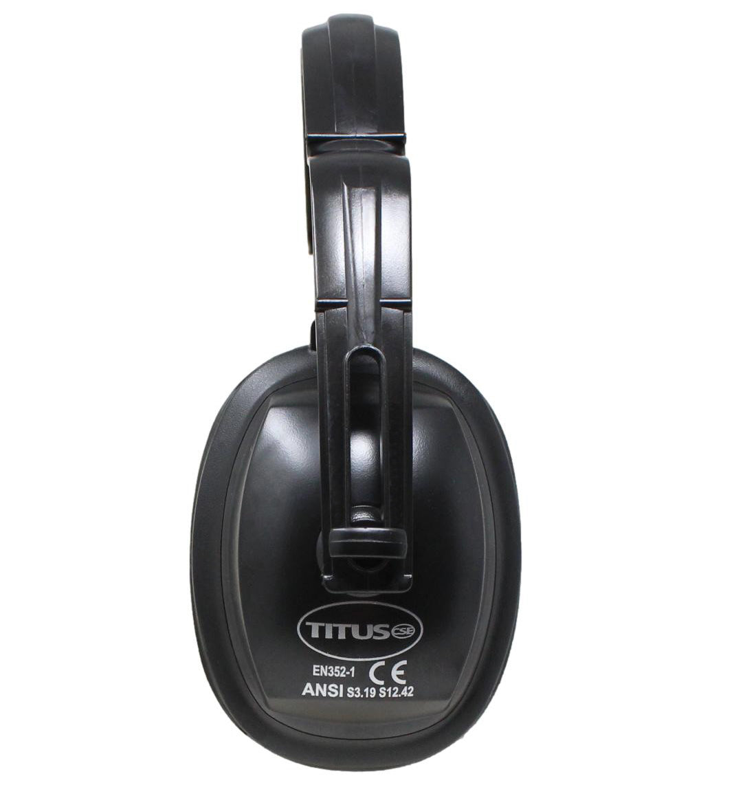 BULK ORDER - 20 PACK TITUS 1-Series Economy EarMuffs Ear Protection Noise Reduction ANSI CE Approved Earphones