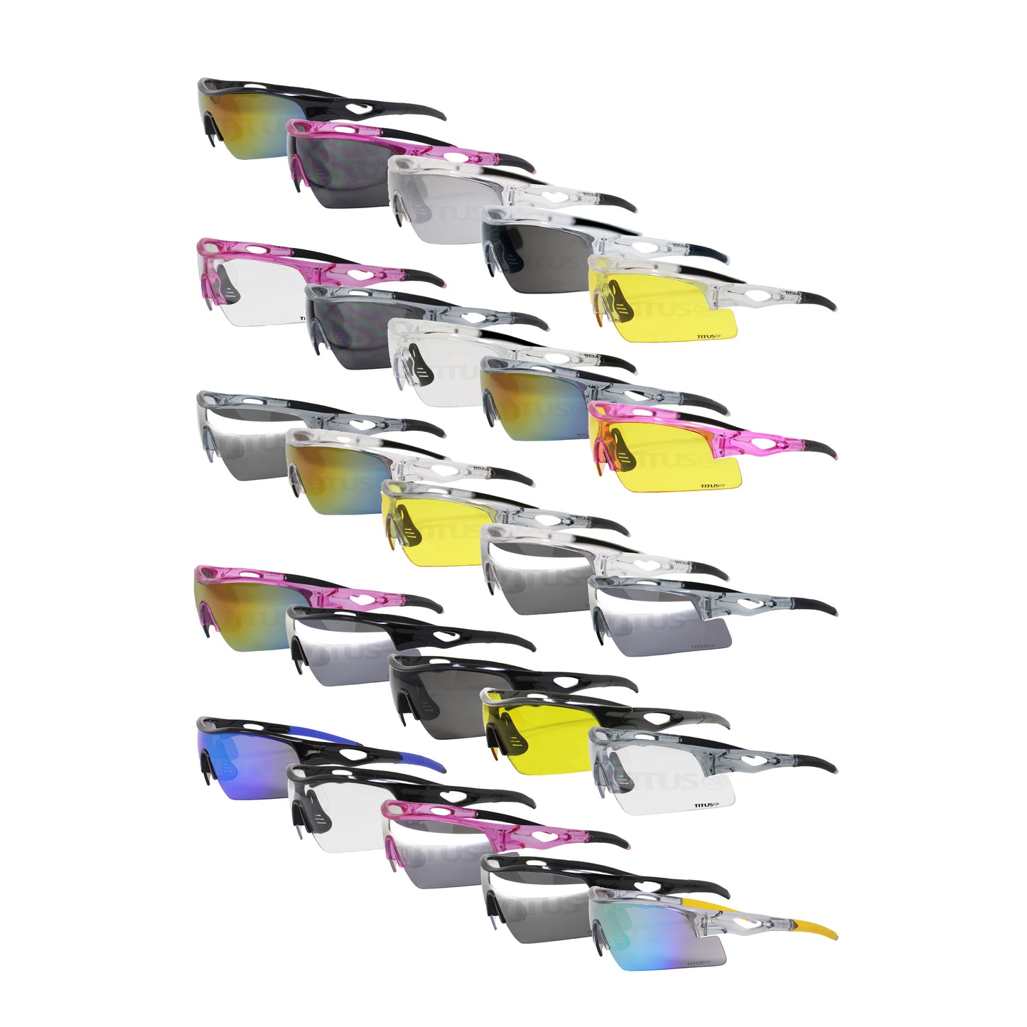 TITUS G20 All Sport Safety Glasses Shooting Eyewear Motorcycle Protection ANSI Z87+ Compliant