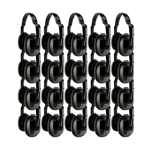 BULK ORDER - 20 PACK TITUS 1-Series Economy EarMuffs Ear Protection Noise Reduction ANSI CE Approved Earphones