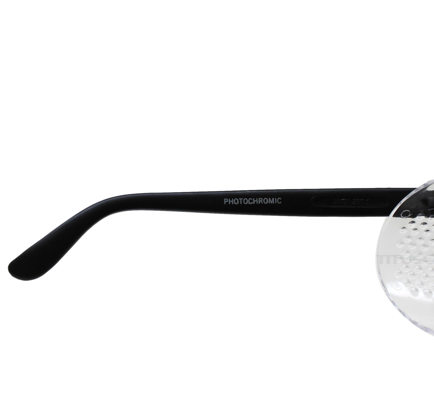 TITUS G12 Retro Style ANSI Z87 Photochromatic Safety Glasses with Folding Side Shields & Case