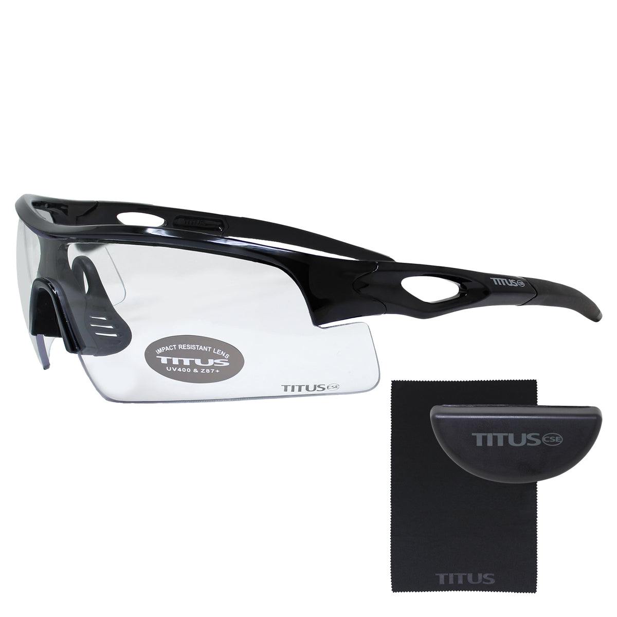 TITUS G20 All Sport Safety Glasses Shooting Eyewear Motorcycle Protection ANSI Z87+ Compliant