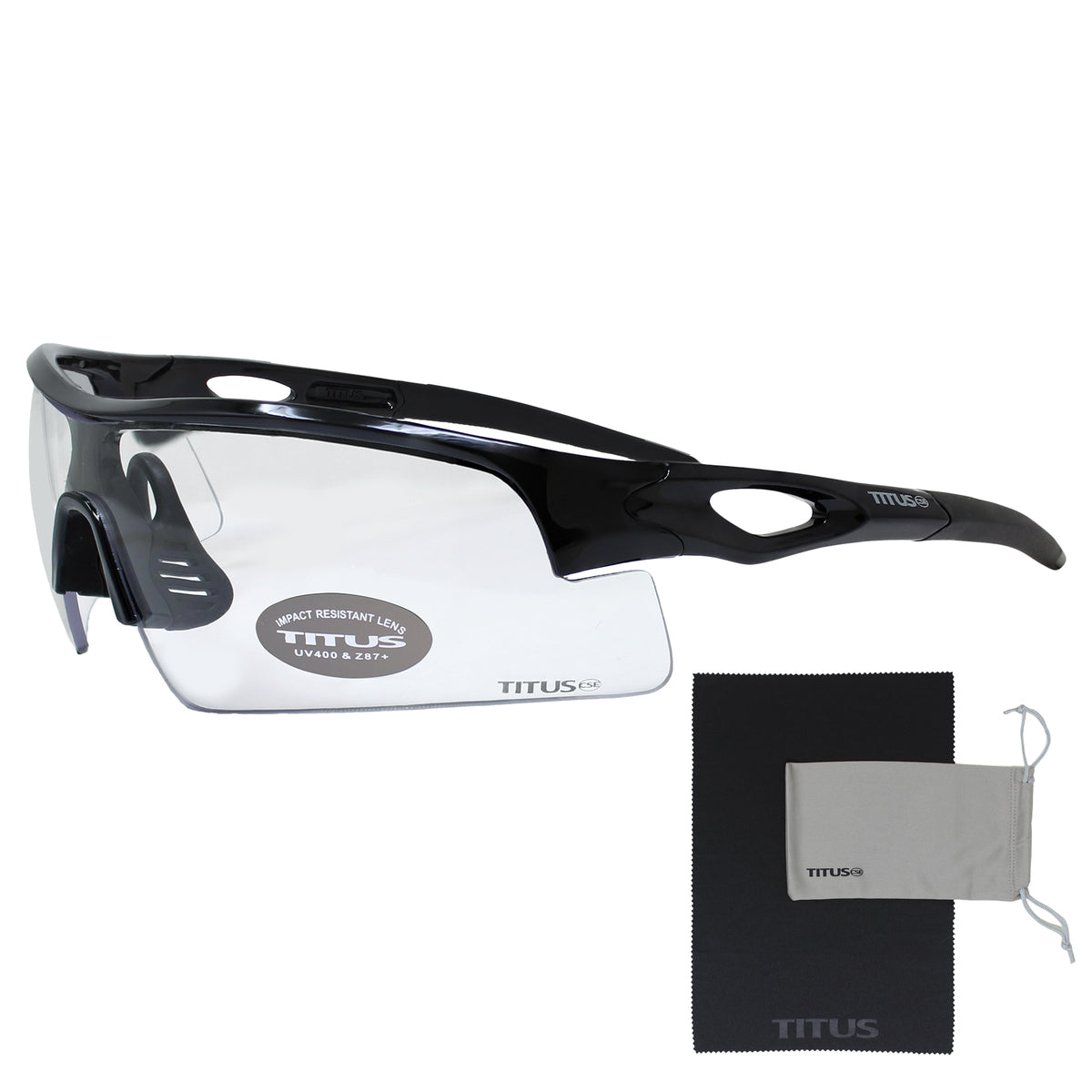 TITUS G20 All Sport Safety Glasses Shooting Eyewear Motorcycle Protection ANSI Z87+ Compliant