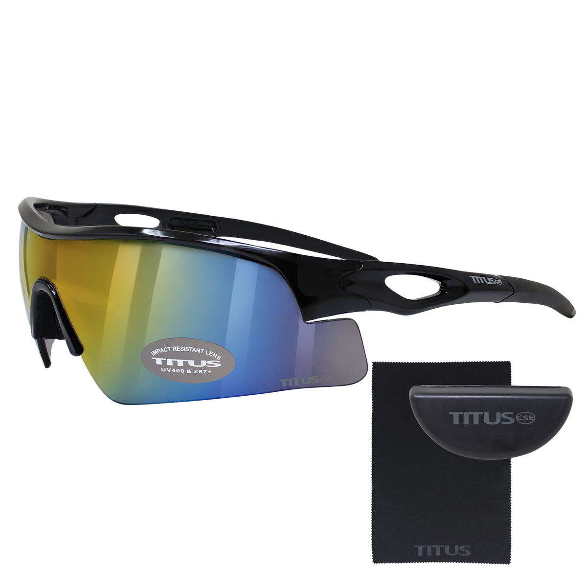 TITUS G20 All Sport Safety Glasses Shooting Eyewear Motorcycle Protection ANSI Z87+ Compliant