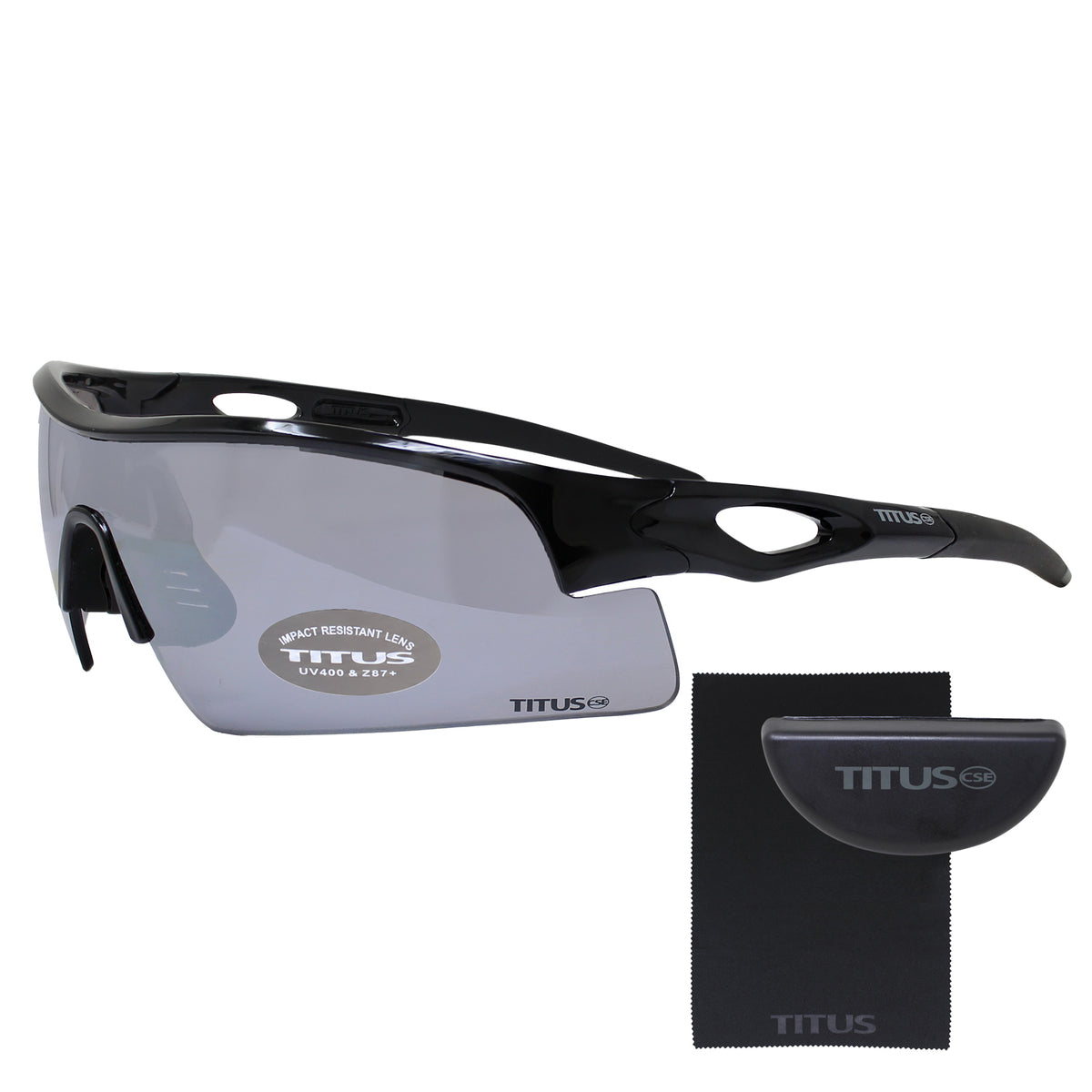 TITUS G20 All Sport Safety Glasses Shooting Eyewear Motorcycle Protection ANSI Z87+ Compliant