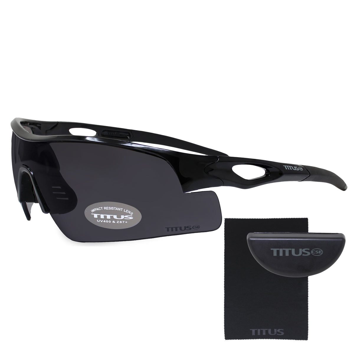 TITUS G20 All Sport Safety Glasses Shooting Eyewear Motorcycle Protection ANSI Z87+ Compliant