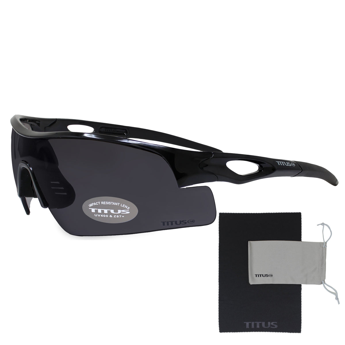 TITUS G20 All Sport Safety Glasses Shooting Eyewear Motorcycle Protection ANSI Z87+ Compliant