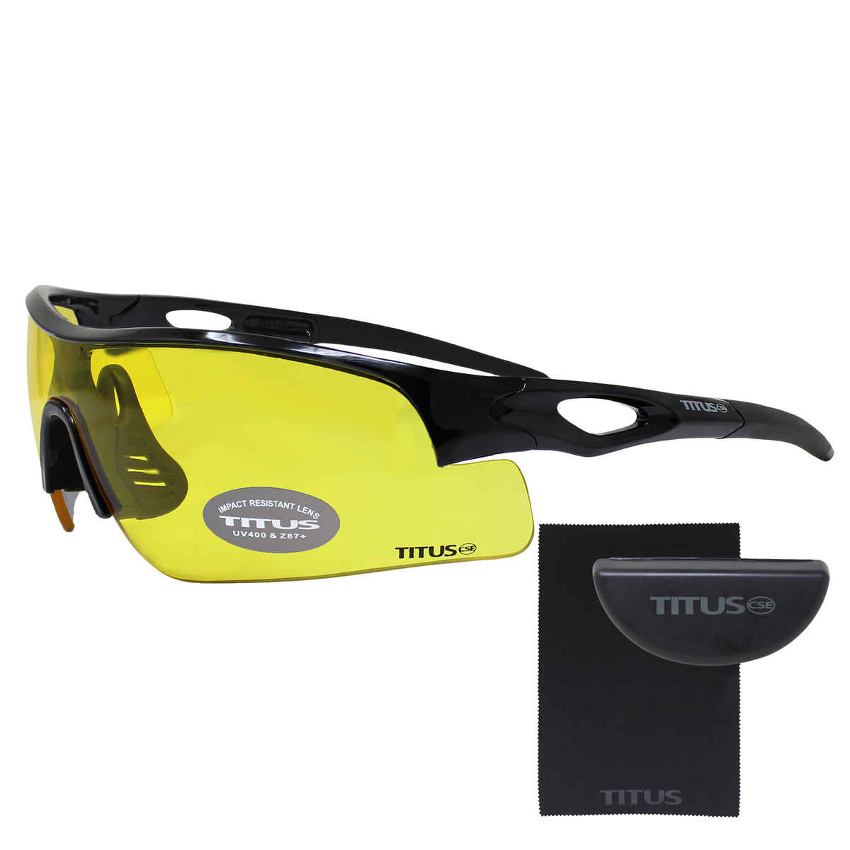 TITUS G20 All Sport Safety Glasses Shooting Eyewear Motorcycle Protection ANSI Z87+ Compliant