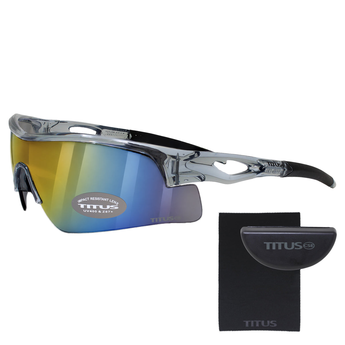 TITUS G20 All Sport Safety Glasses Shooting Eyewear Motorcycle Protection ANSI Z87+ Compliant