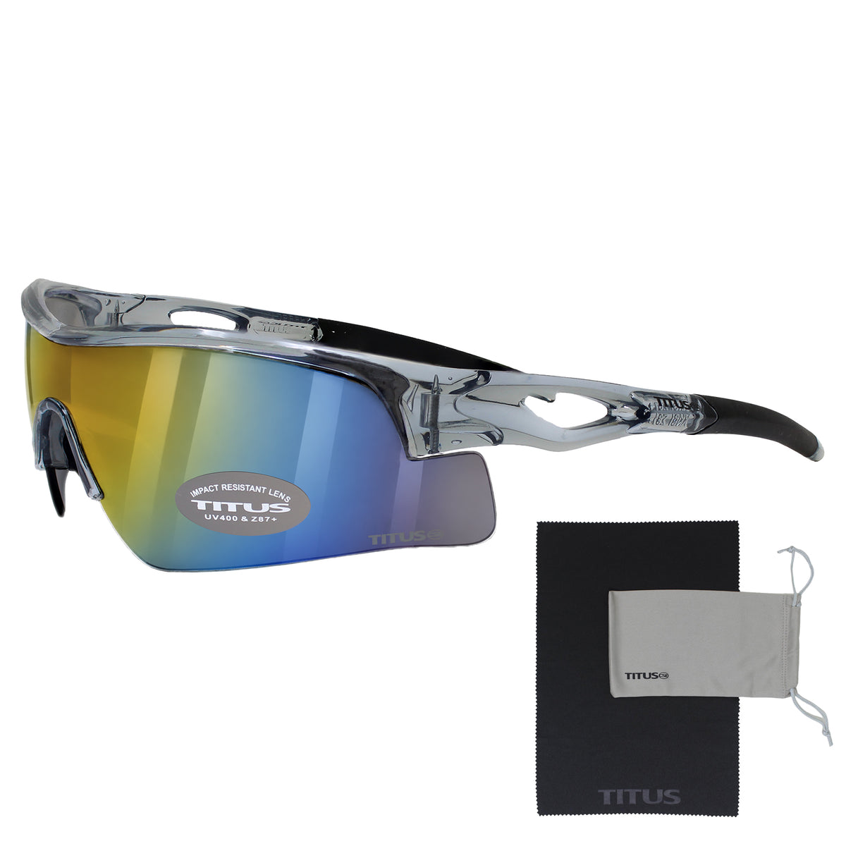 TITUS G20 All Sport Safety Glasses Shooting Eyewear Motorcycle Protection ANSI Z87+ Compliant
