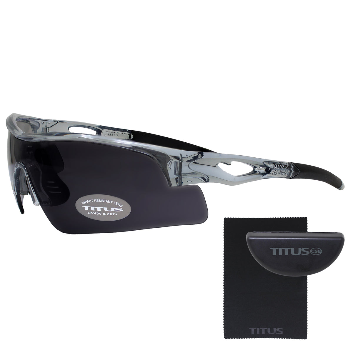 TITUS G20 All Sport Safety Glasses Shooting Eyewear Motorcycle Protection ANSI Z87+ Compliant
