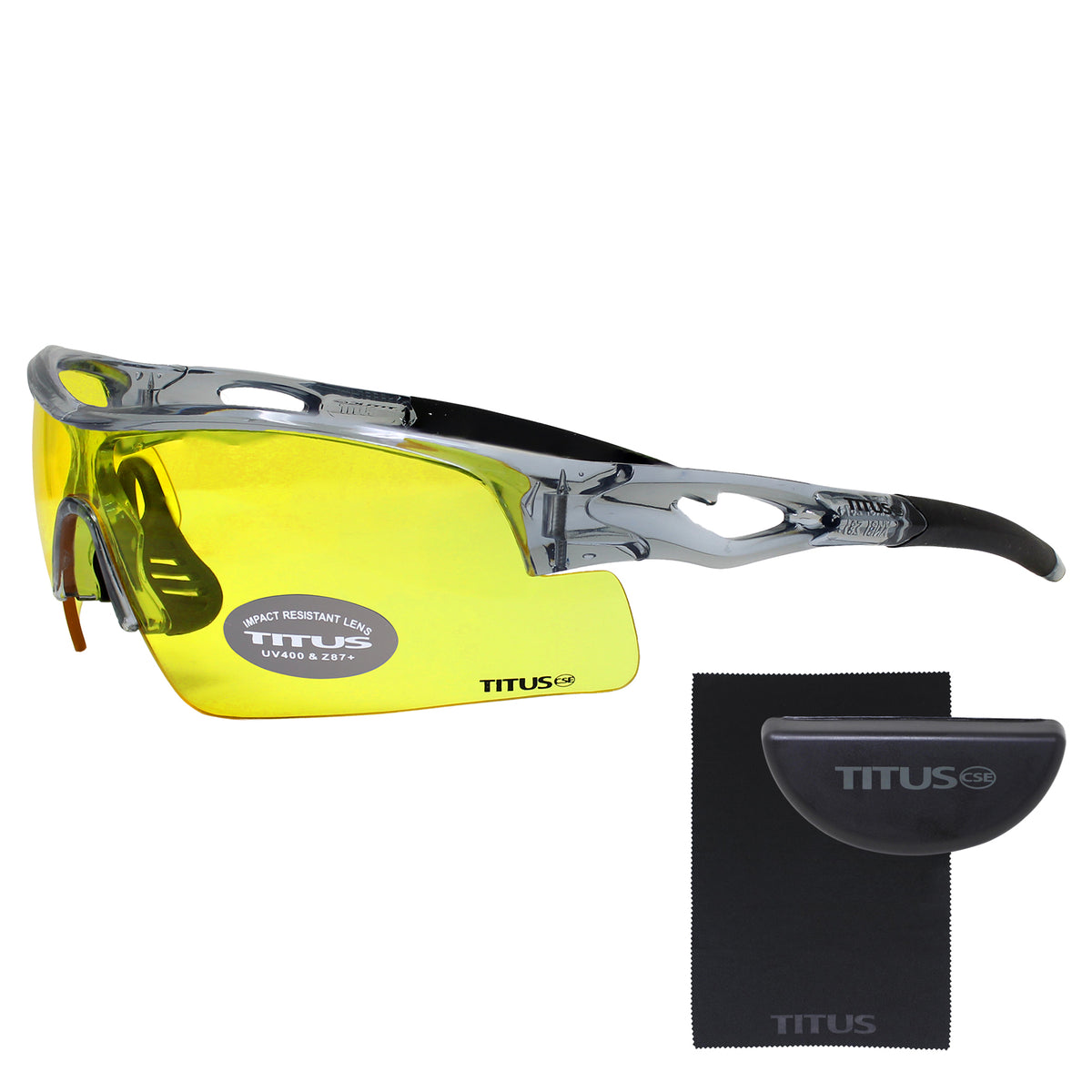 TITUS G20 All Sport Safety Glasses Shooting Eyewear Motorcycle Protection ANSI Z87+ Compliant