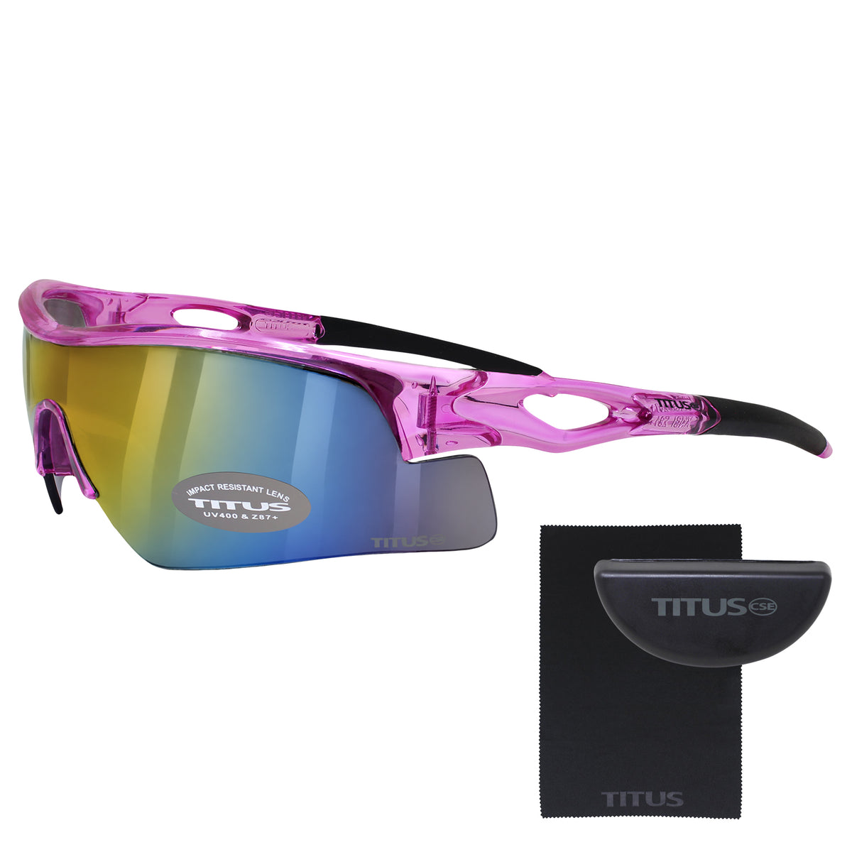 TITUS G20 All Sport Safety Glasses Shooting Eyewear Motorcycle Protection ANSI Z87+ Compliant