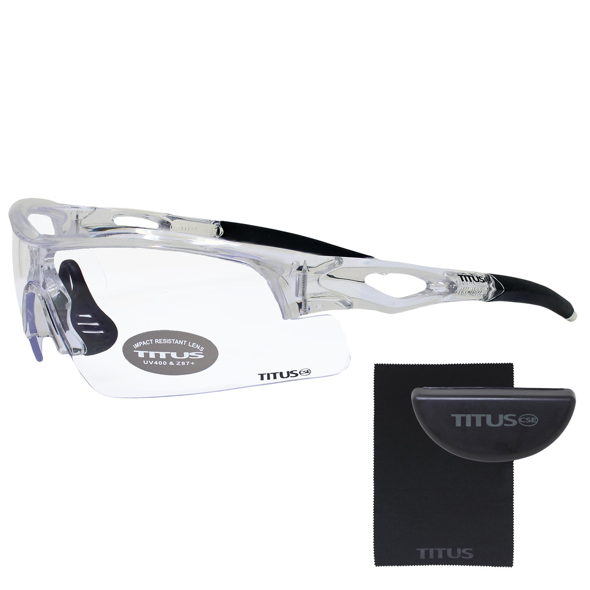 TITUS G20 All Sport Safety Glasses Shooting Eyewear Motorcycle Protection ANSI Z87+ Compliant