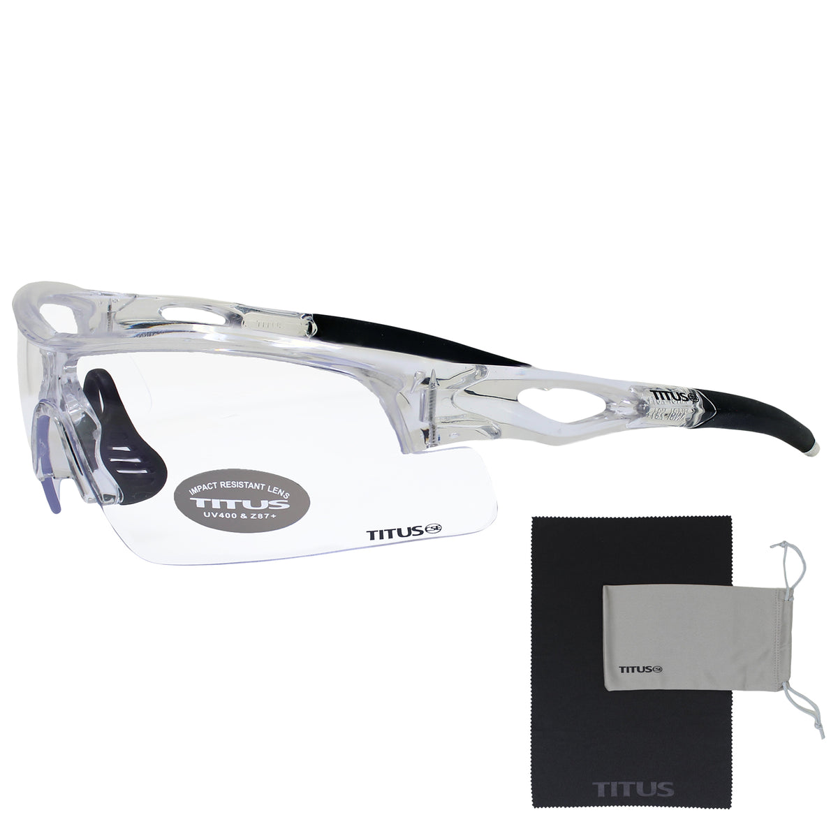 TITUS G20 All Sport Safety Glasses Shooting Eyewear Motorcycle Protection ANSI Z87+ Compliant