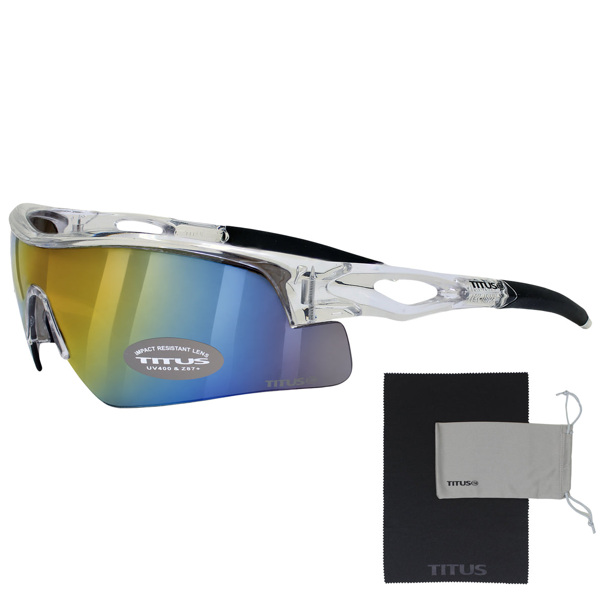 TITUS G20 All Sport Safety Glasses Shooting Eyewear Motorcycle Protection ANSI Z87+ Compliant
