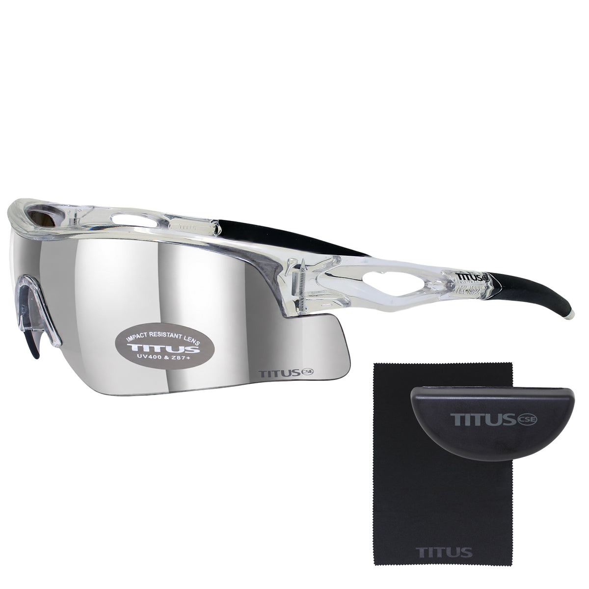 TITUS G20 All Sport Safety Glasses Shooting Eyewear Motorcycle Protection ANSI Z87+ Compliant