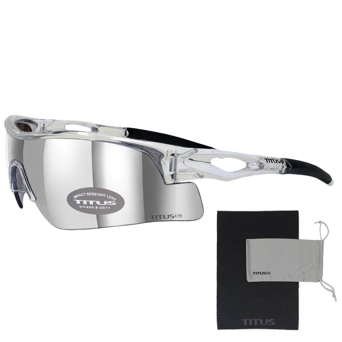 TITUS G20 All Sport Safety Glasses Shooting Eyewear Motorcycle Protection ANSI Z87+ Compliant