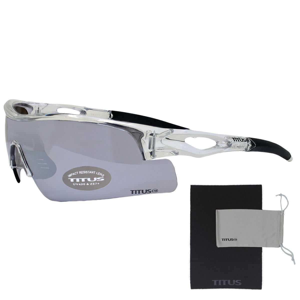 TITUS G20 All Sport Safety Glasses Shooting Eyewear Motorcycle Protection ANSI Z87+ Compliant