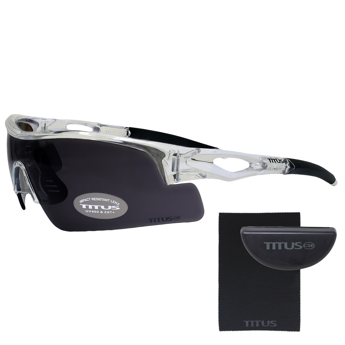 TITUS G20 All Sport Safety Glasses Shooting Eyewear Motorcycle Protection ANSI Z87+ Compliant