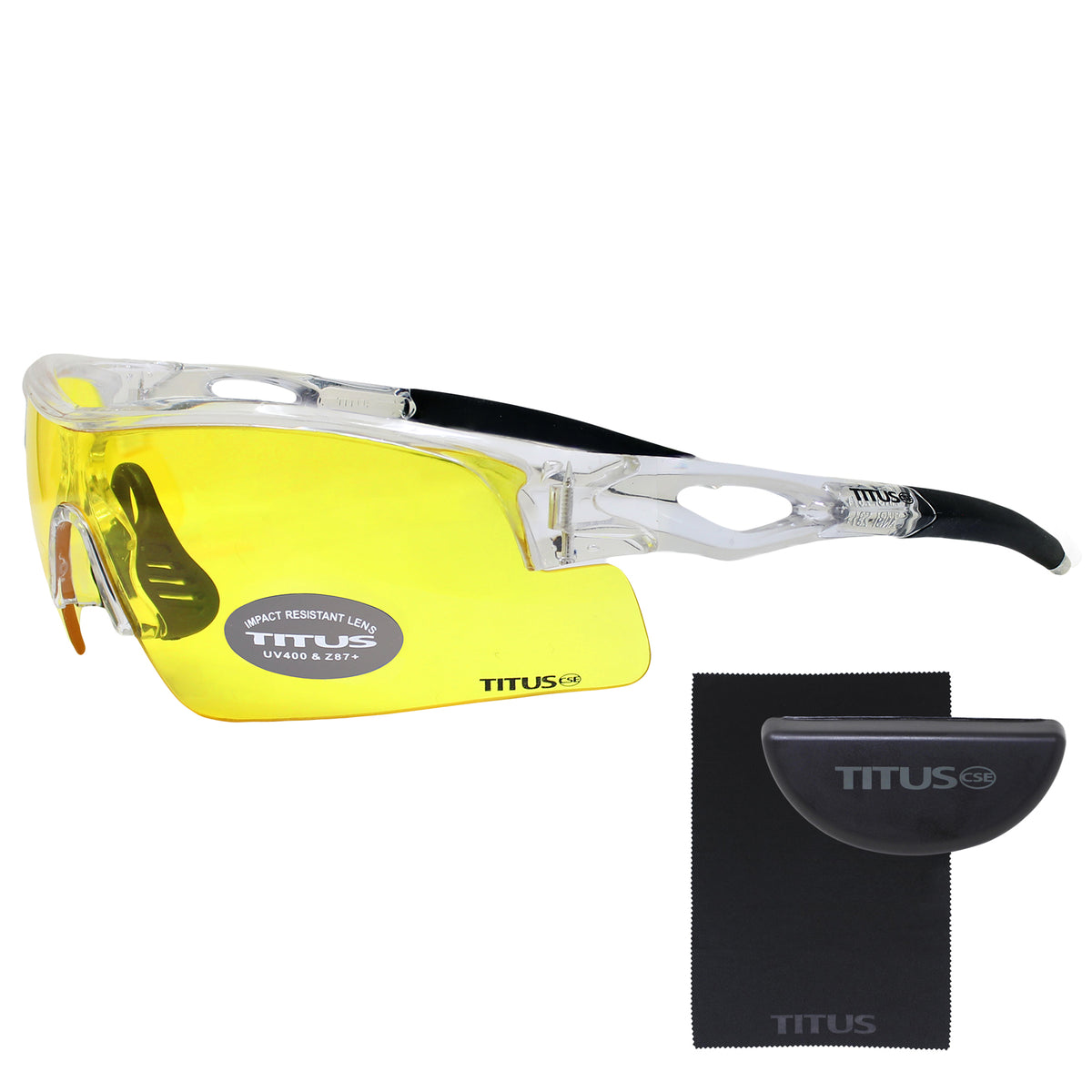 TITUS G20 All Sport Safety Glasses Shooting Eyewear Motorcycle Protection ANSI Z87+ Compliant