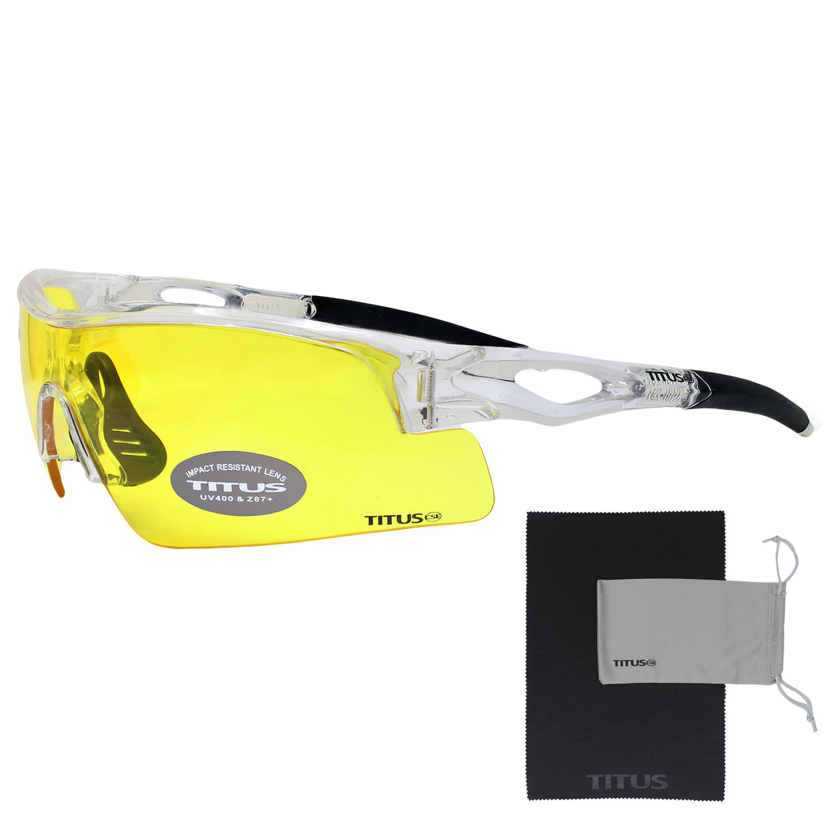 TITUS G20 All Sport Safety Glasses Shooting Eyewear Motorcycle Protection ANSI Z87+ Compliant