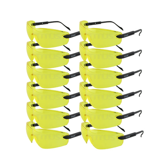 BULK ORDER - TITUS G2 12 PACK Safety Glasses Motorcycle, Sports, Work, Shooting & General Eye Protection ANSI Z87.1, Z87+