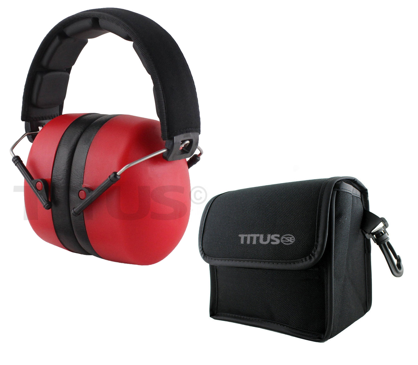 TITUS 3 Series, Onyx 37 Original Highest NRR Noise Reduction Earmuffs