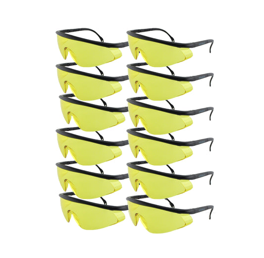 BULK ORDER - TITUS G4 12 PACK Classic Wrap Safety Glasses Shooting Motorcycle Eye Protection ANSI Z87